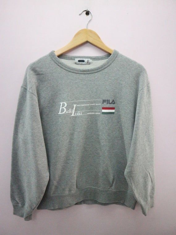 Vintage Fila Shirt Minimalist Logo Sportswear Streetwear Sweater Shirt