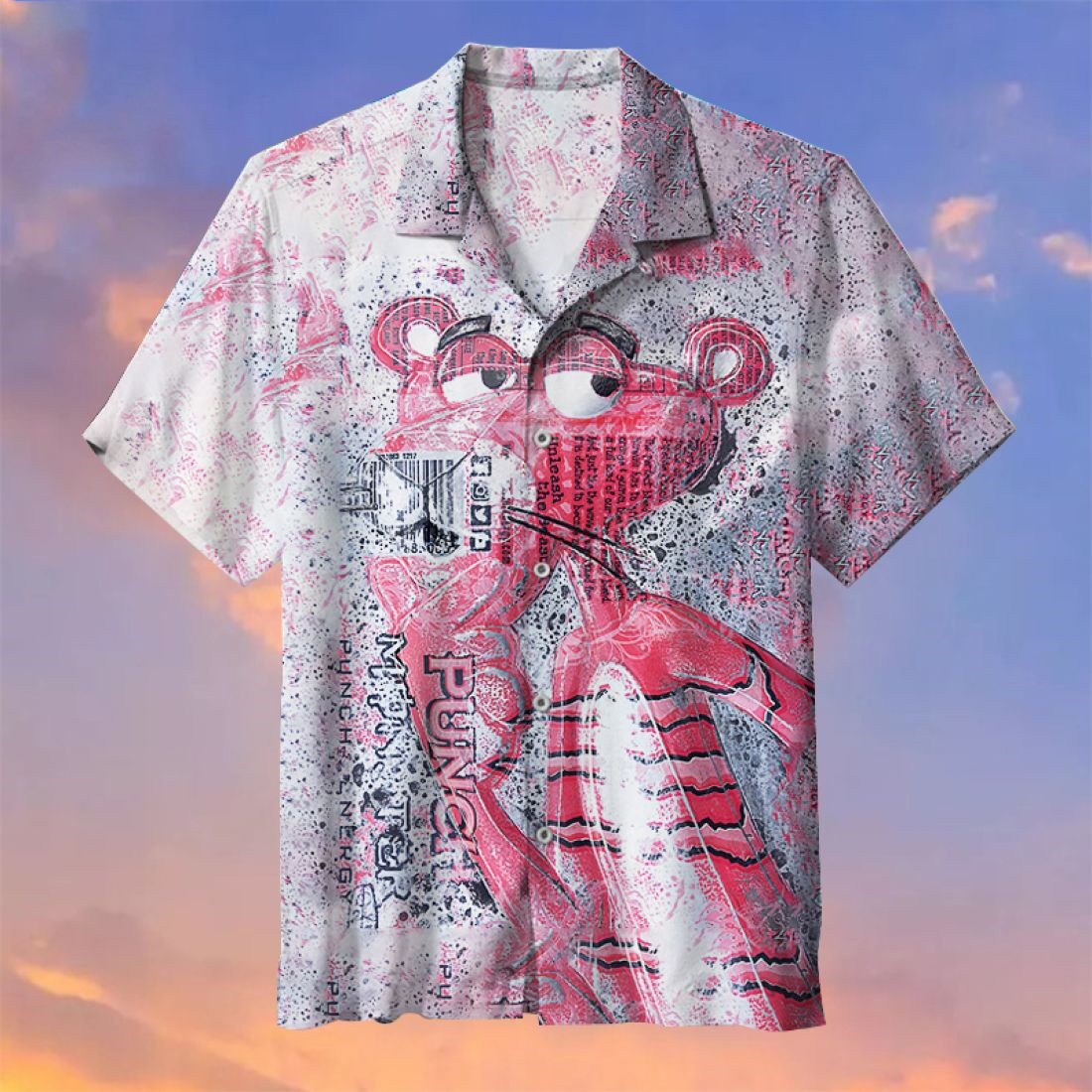 The Pink Panther In Punch All Over Print Hawaii Shirt Ha56337