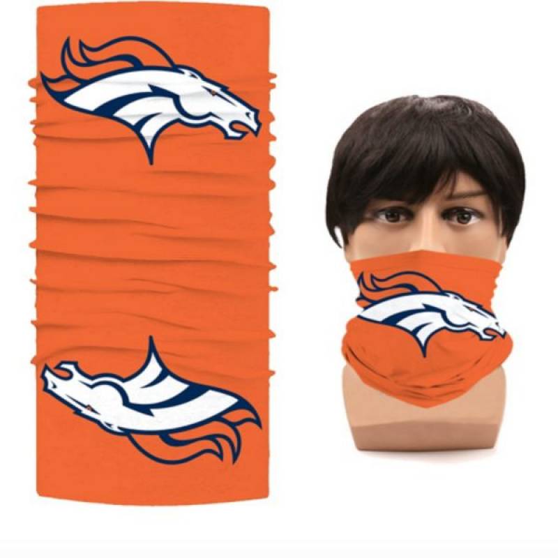 Denver Broncos Neck Gaiter  Multifunctional Seamless Bandana Wear Shirts