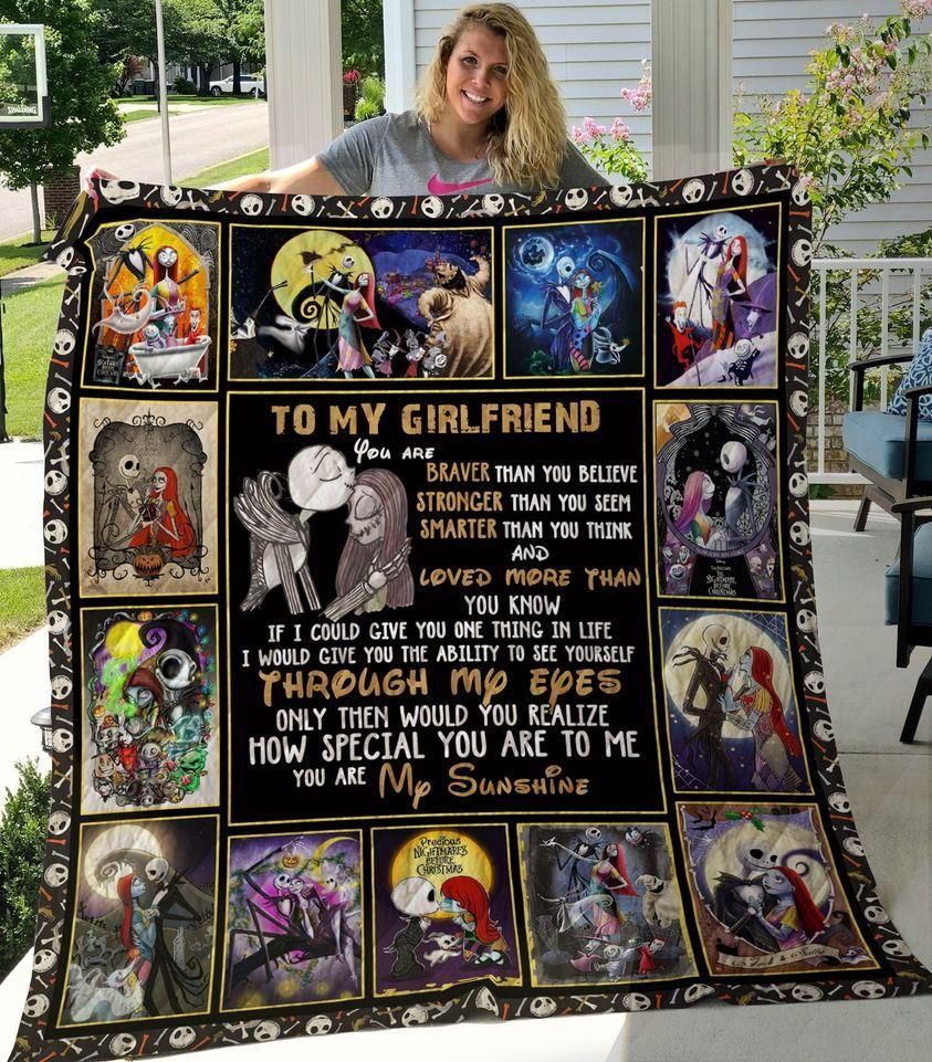 1 Halloween – The Nightmare Before Christmas – To My Girlfriend – Quilt – LDD0309xCS