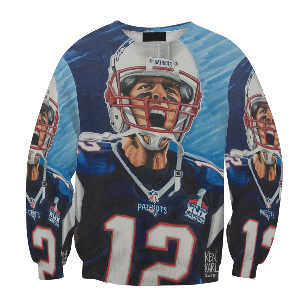 New England Patriots Tom Brady12 Gift For Fan 3D Full Printing Sweatshirt