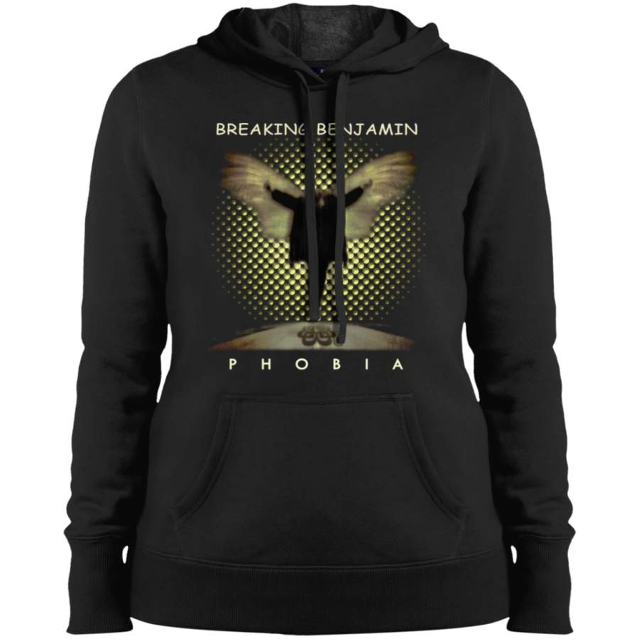 Breaking Benjamin Phobia Flyer Pattern Ladies Pullover Hoodie