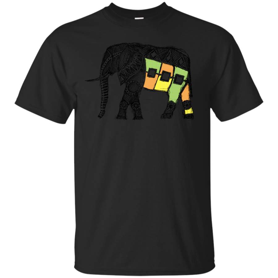 Elephants – African Elephant Sketch patterns T Shirt & Hoodie