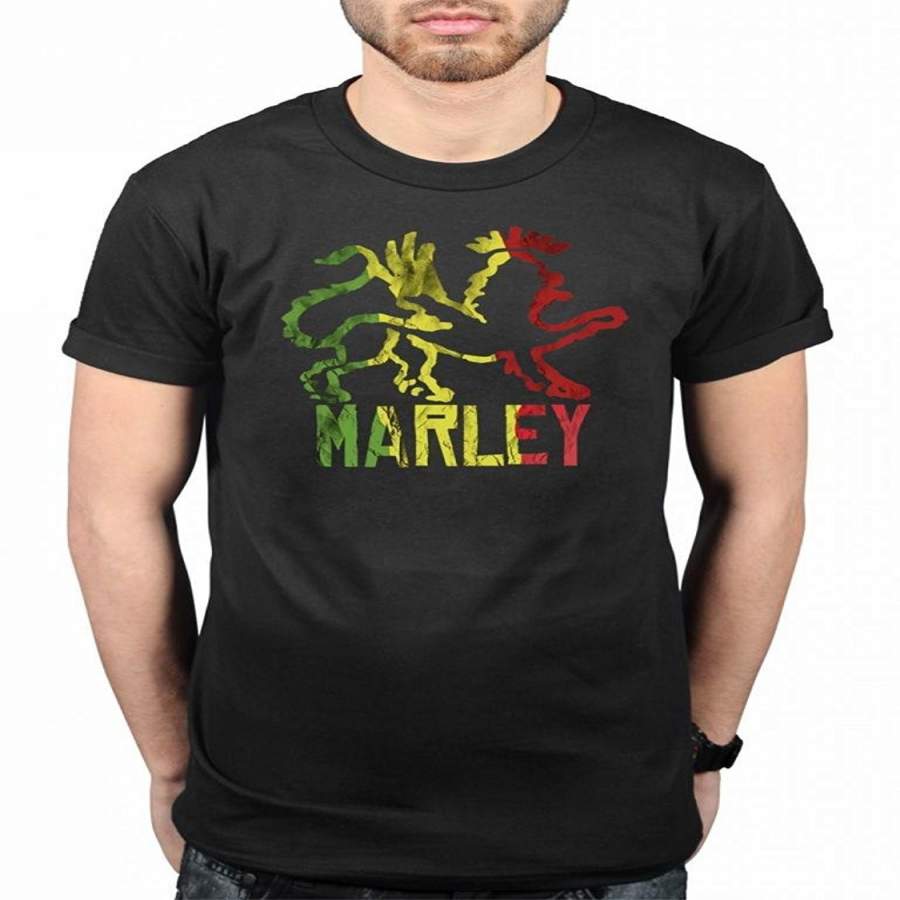 Ziggy Marley Lion T-Shirt Music Reggae Jamaica Bob Marley Melody Makers