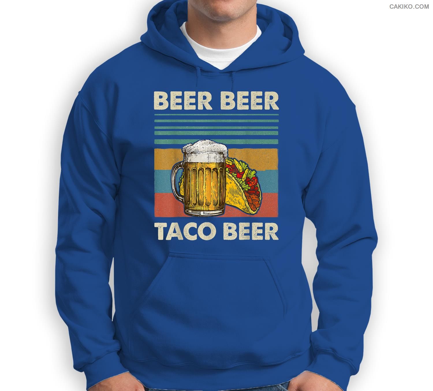 Beer Beer Taco Beer Funny Vintage Women Men Sweatshirt & Hoodie