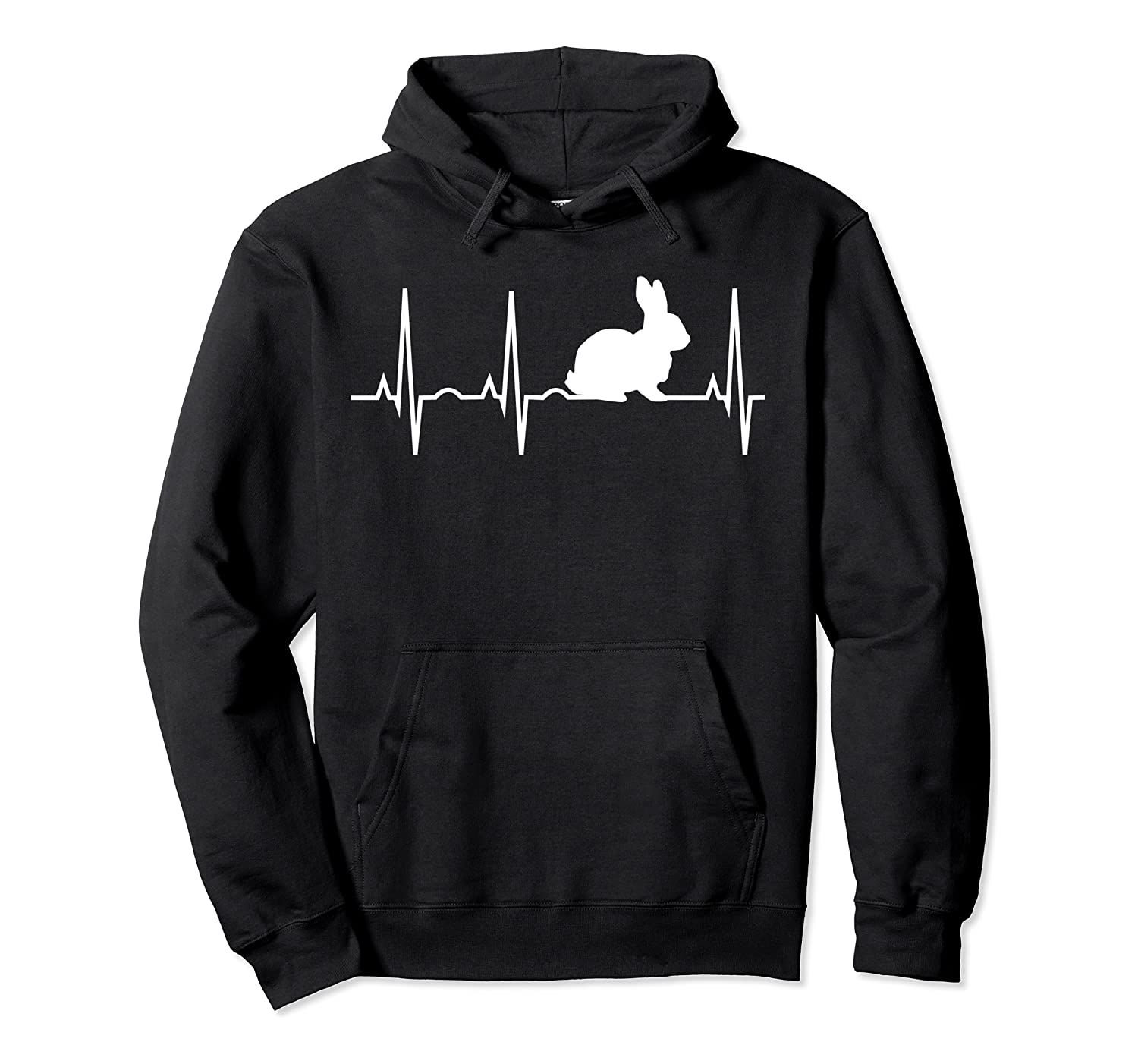 Rabbit Hoodie Bunny Rabbit Heartbeat Hooded Sweatshirt Gift Pullover Hoodie, T-Shirt, Sweatshirt, Tank Top, Racerback, Dolman