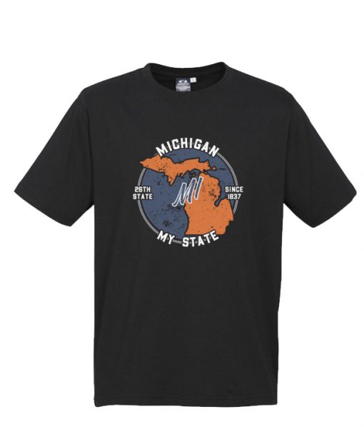 Michigan My State Patriot State Tourist Gift RS T-Shirt