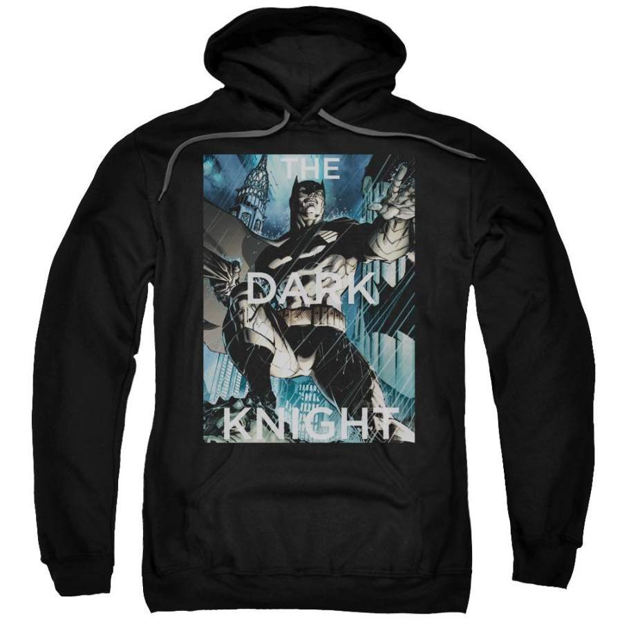 Batman – Fighting The Storm Adult Pull Over Hoodie