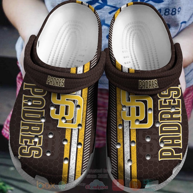 San Diego Padres Crocs Crocband Shoes