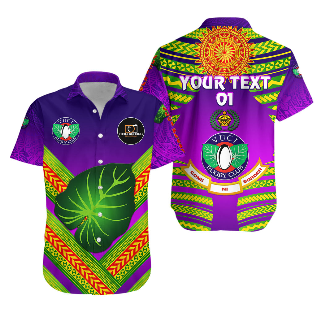 (Custom Personalised) Fiji Vuci Rugby Club Hawaiian Shirt Creative Style – Purple, Custom Text And Number Lt8