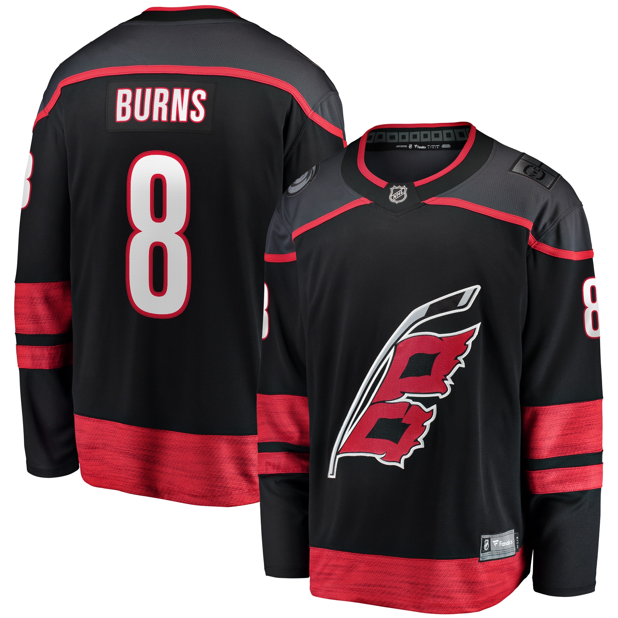 Men's Carolina Hurricanes Brent Burns Black Home Breakaway Player Jersey