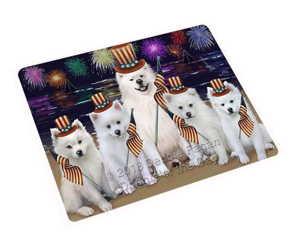 4Th Of July Firework American Eskimos Dog Blanket Blnkt49458