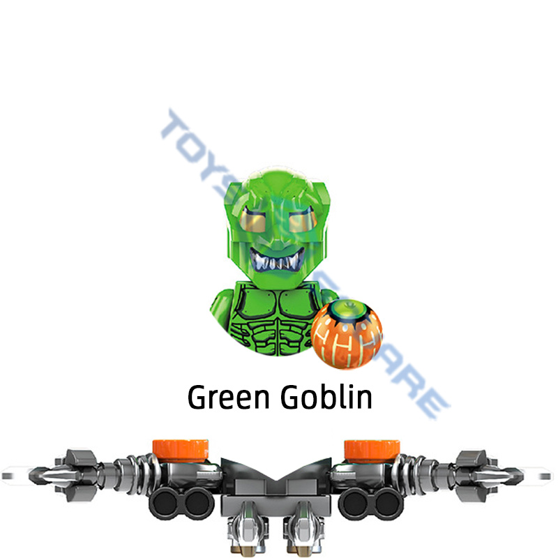 The Spider Green Goblin Doctor Octopus Man Model Building Blocks MOC Bricks Set Gifts Toys For Kids alx