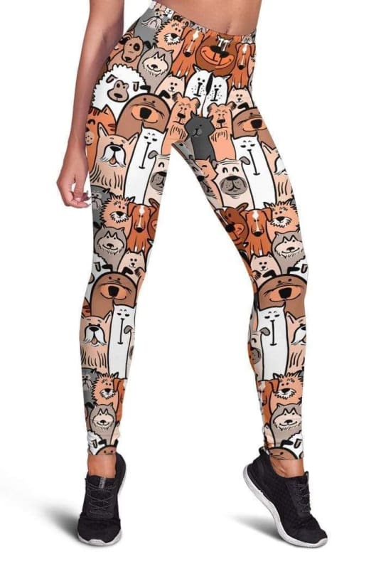 Secrettees Cute Animals Full-Print Leggings