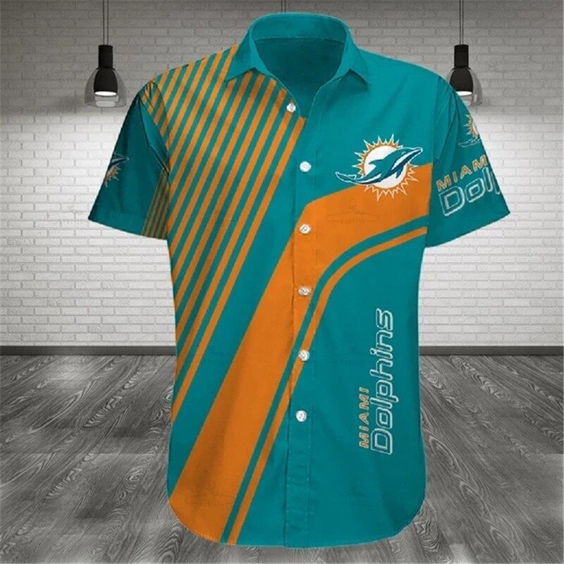 Miami Dolphins Shirt Summer Cross Design S