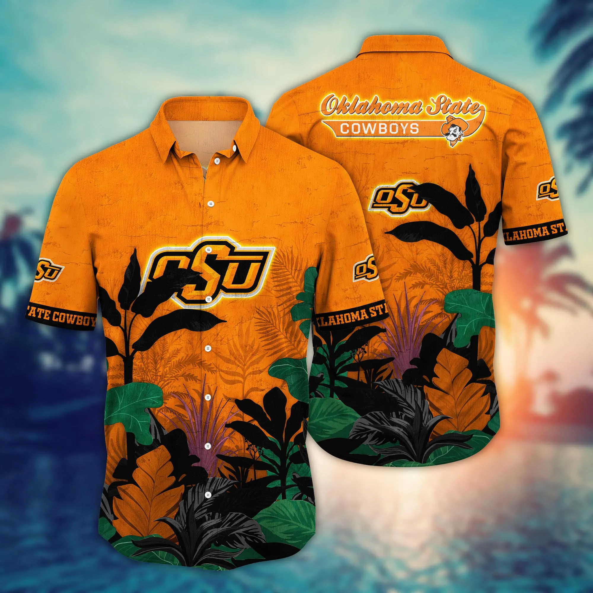 Oklahoma State Cowboys NCCA Hawaiian Shirt Summertime Finals Match Shirts