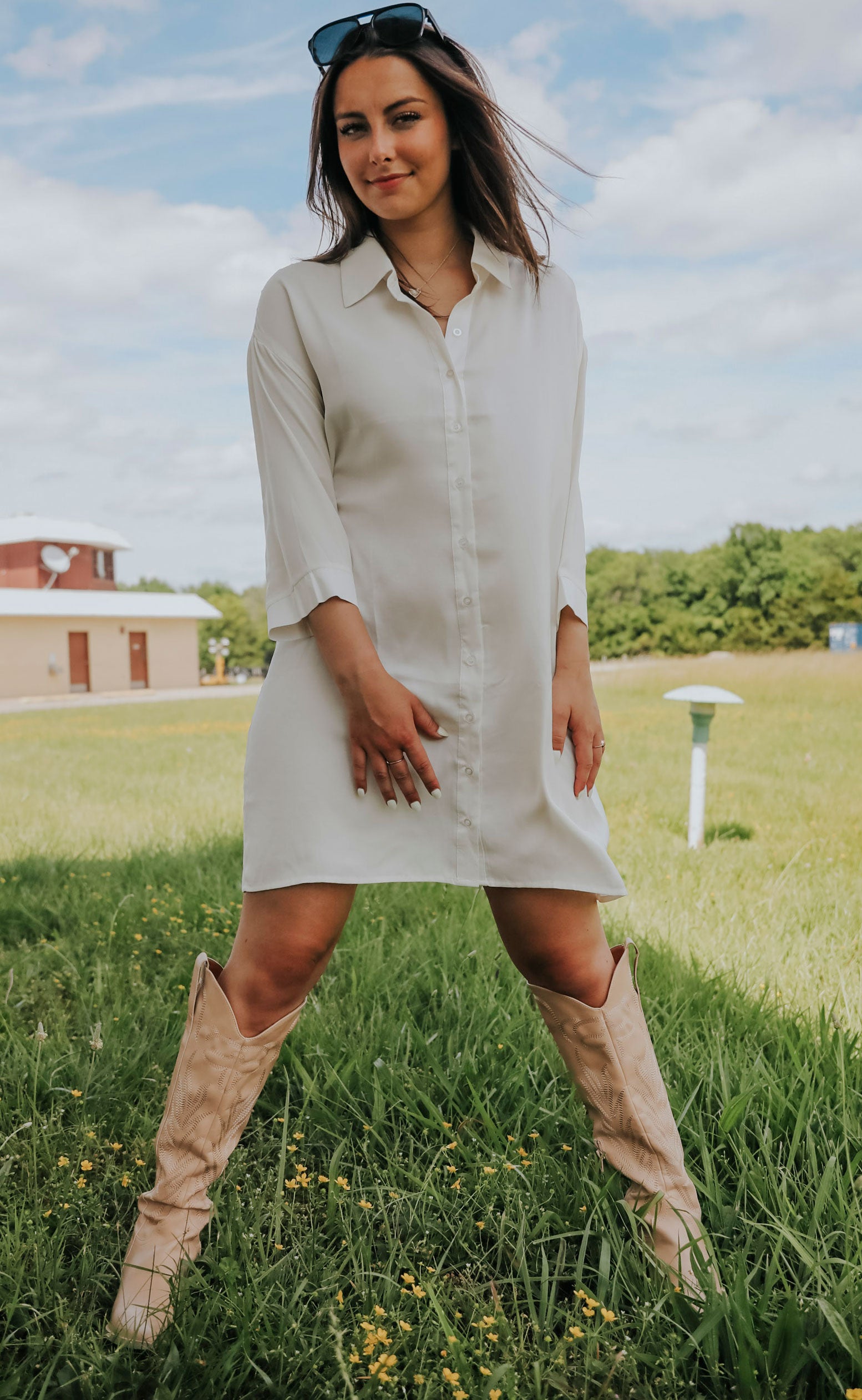 Summer Solstice Shirt Dress