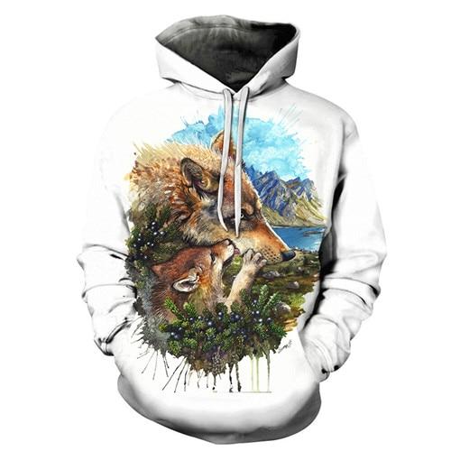 Wolf Cub & Mother Hoodie