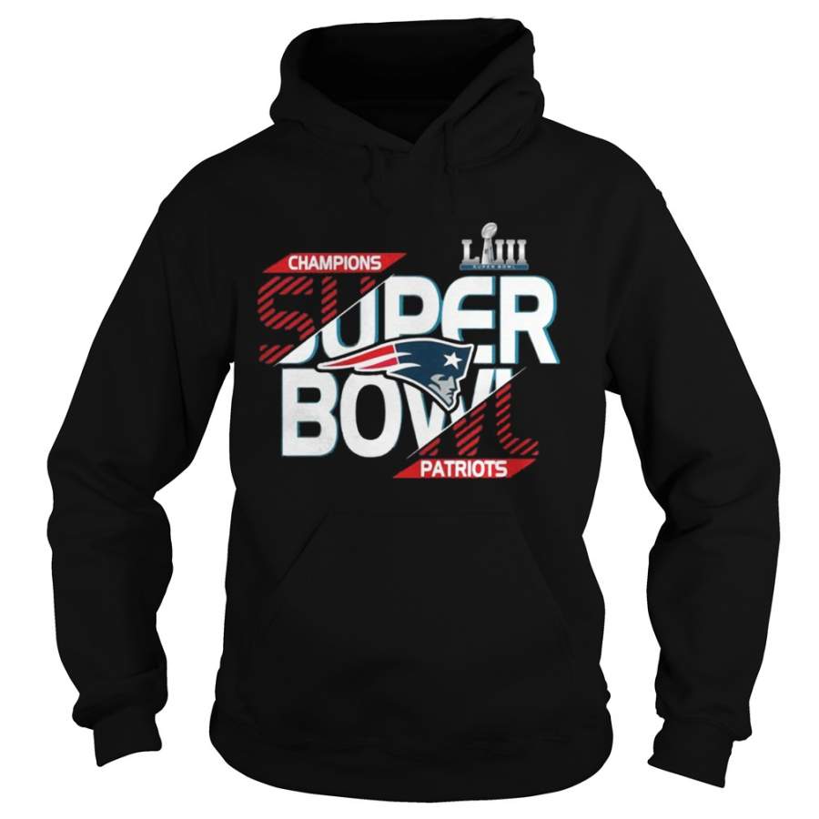 New England Patriots champions super bowl Liii 2019 Hoodie