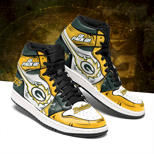 Green Bay Packers Air Jordan Jordan High Jd Sneakers Plus Size