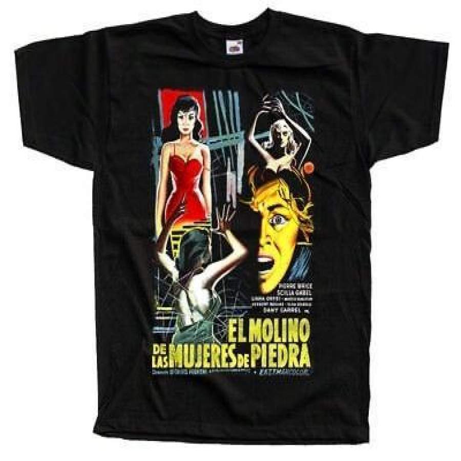 Mill of The Stone Women, Movie Poster 1960, T-shirt