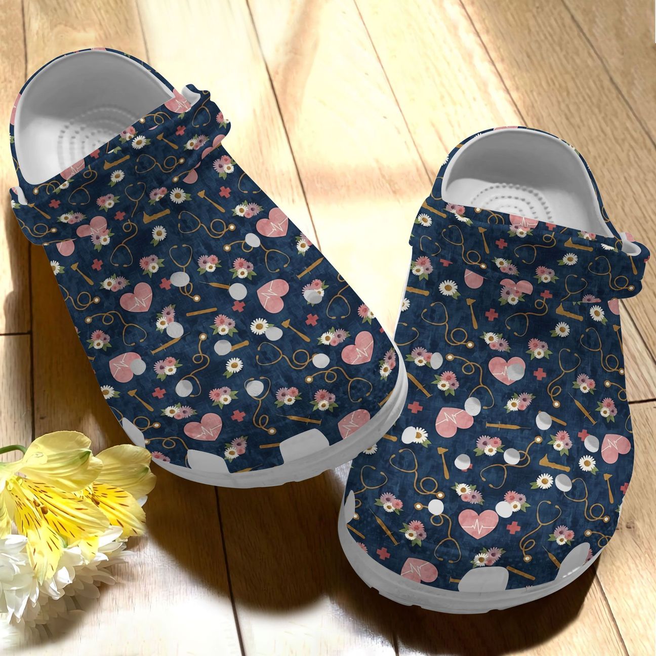 Nurse Personalize Clog, Custom Name, Text, Fashion Style For Women, Men, Kid, Print 3D Work Of Heart