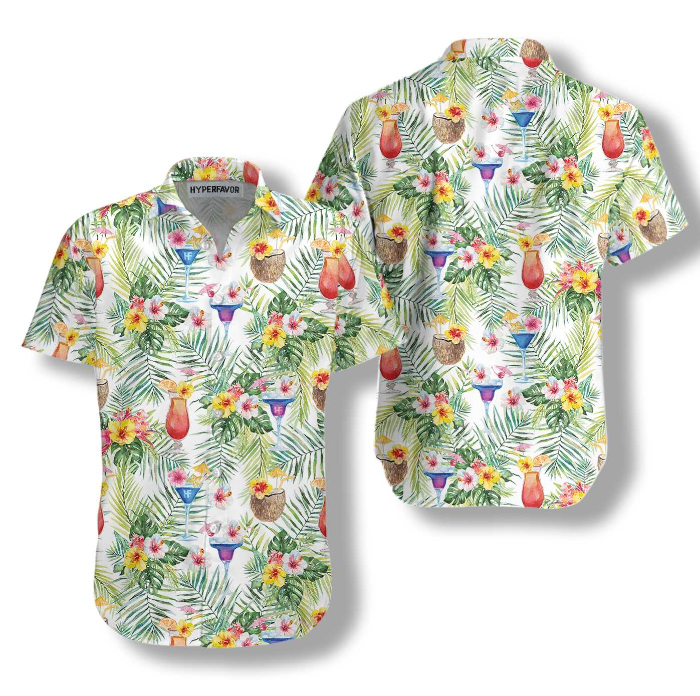 Tropical Cocktail Shirt For Men Hawaii Ha62488