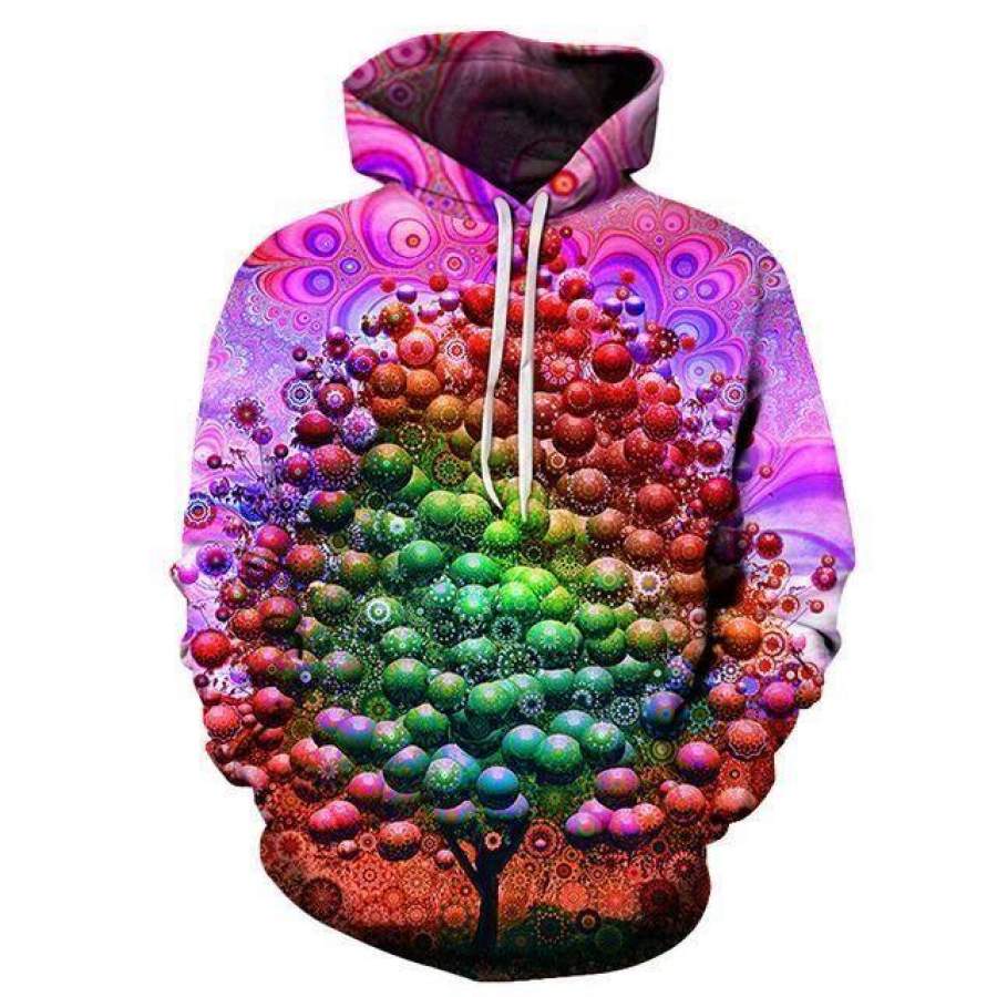 Candy Tree Sweatshirt, Hoodie Unisex 3D All Over Print