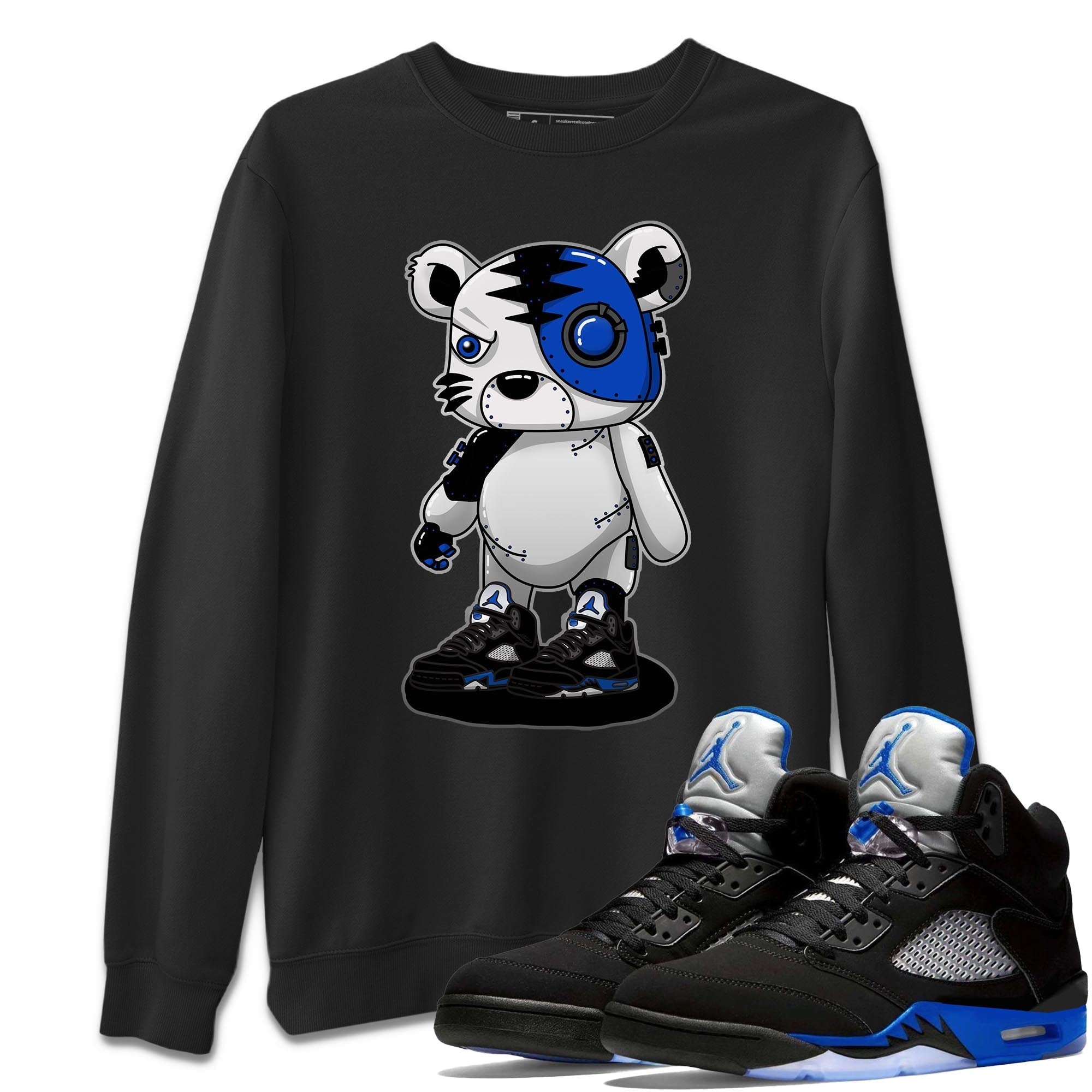 Cyborg Tiger Sweatshirt – Air Jordan 5 Racer Blue