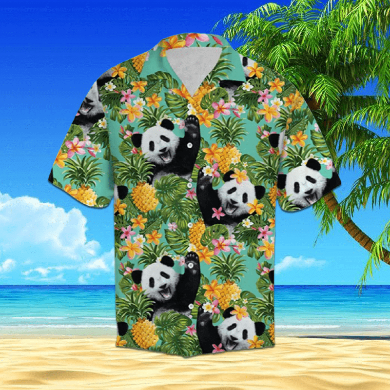 Panda Cherub Unisex Hawaii Aloha Shirts Ha58360