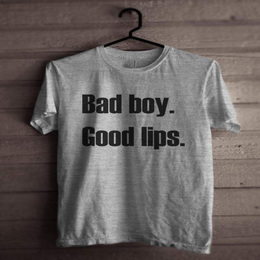 Bad Boy Good Lips T-shirt / Tee Men