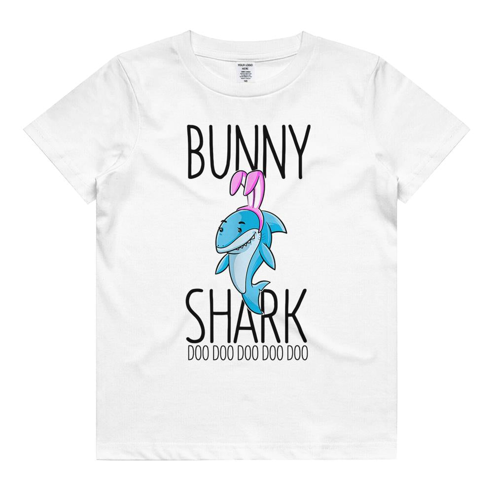 Bunny Shark Easter Rabbit Sharks Lover Gift Kids T Shirt