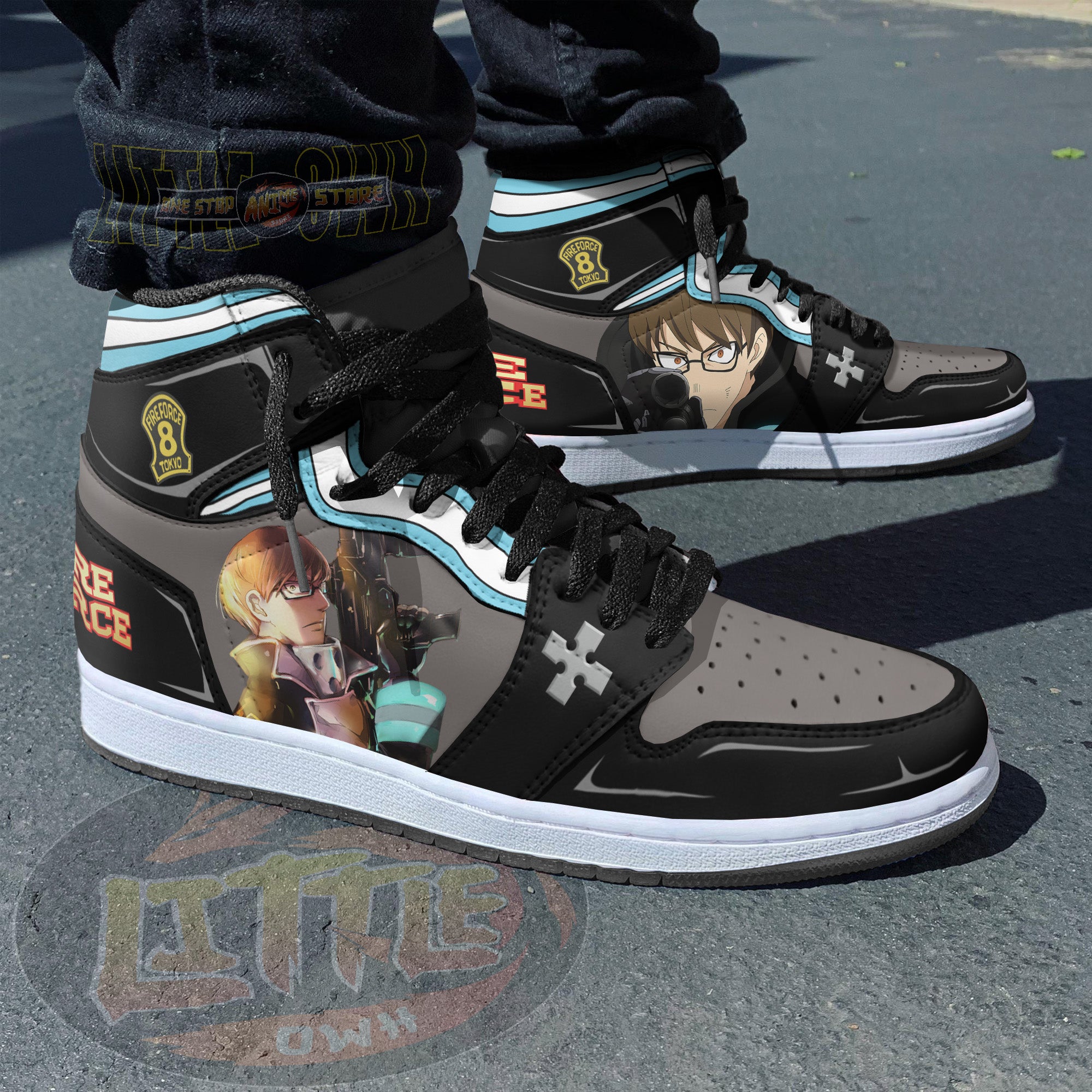 Takehisa Hinawa Shoes Custom Fire Force Anime Jd Sneakers