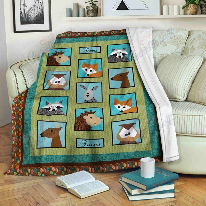 Animal Am2410547Cl Fleece Blanket