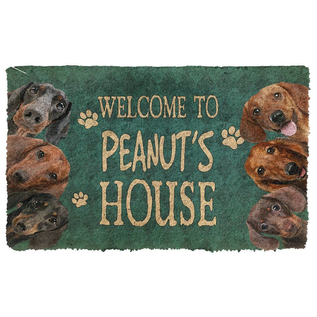 3D Dachshund Welcome You Doormat