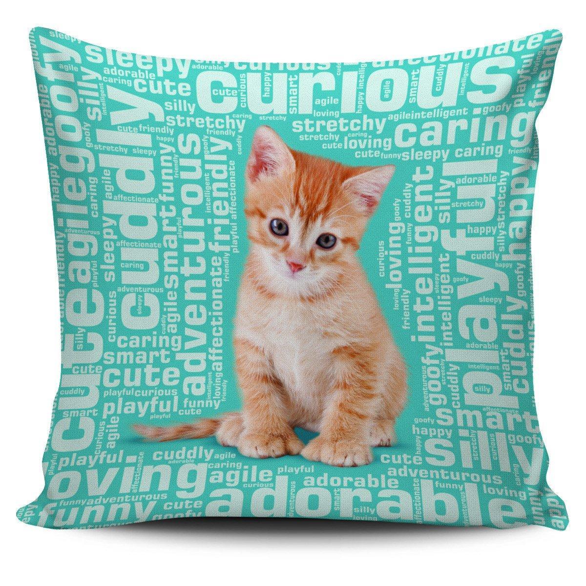 Cute Kitten 18″ Pillow Covers