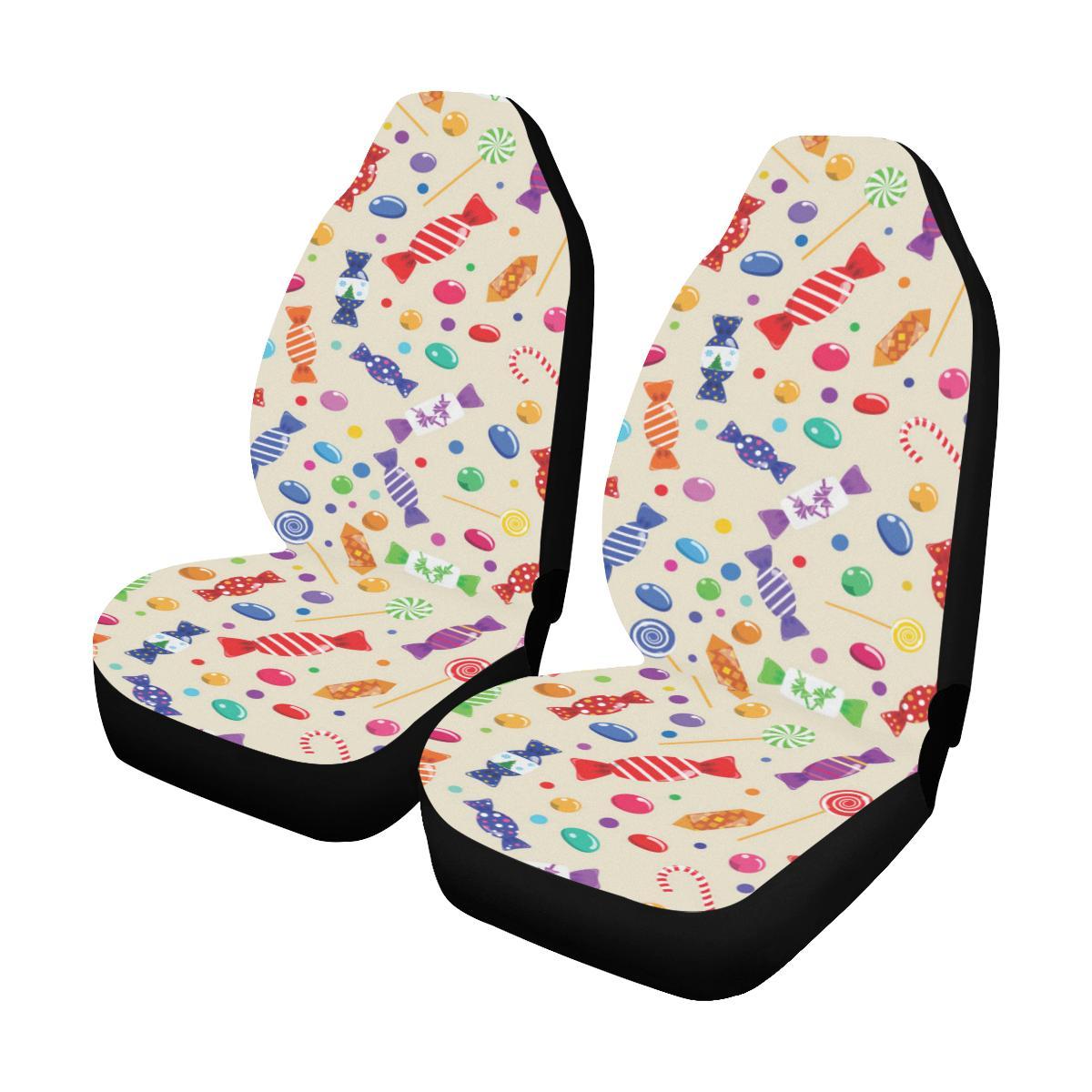 Candy Pattern Print Design 04 Universal Fit Car Seat Covers