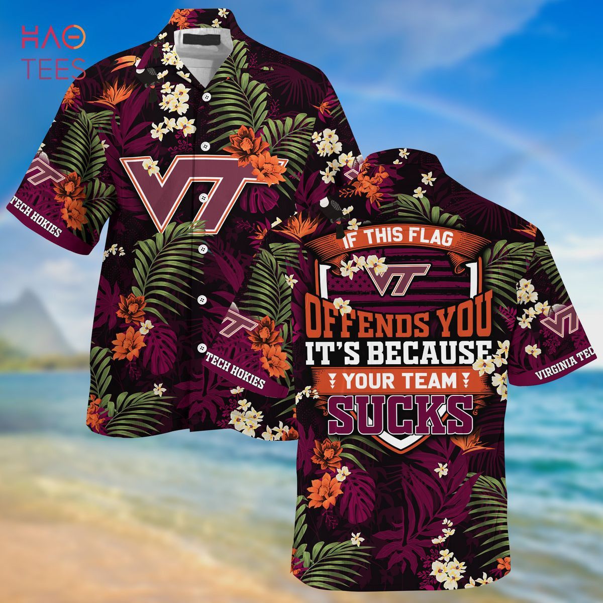 NCCA Virginia Tech Hokies Offends You Hawaiian Shirt