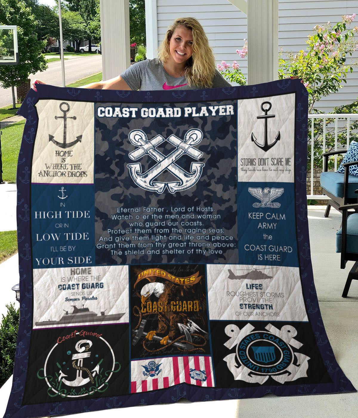 Coast Guard Proud Quilt Blanket Great Customized Blanket Gifts For Birthday Christmas Thanksgiving
 
190+ Customer Reviews