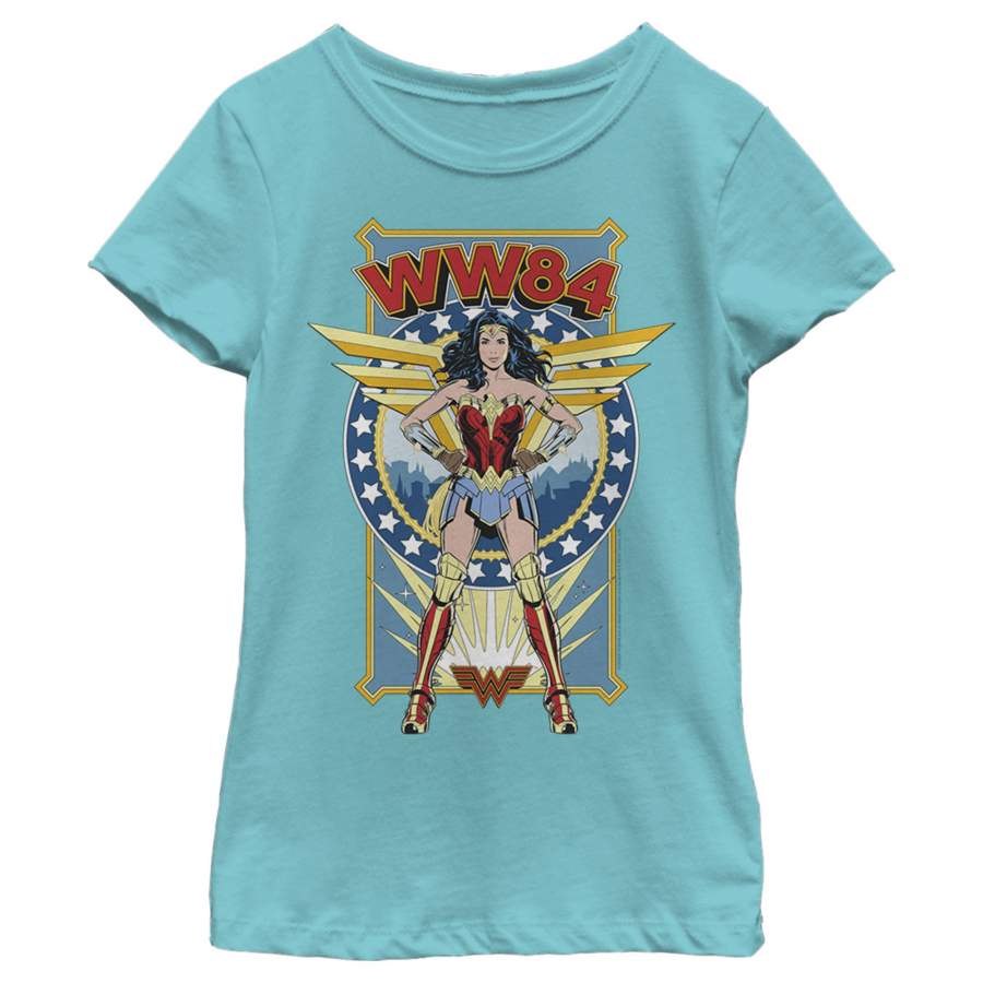 Wonder Woman 1984 Girl’s WW84 Comic Poster  T-Shirt