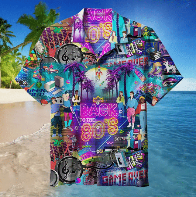 Back To The For Man And Woman Print Short Sleeve Hawaii Shirt Ha111623