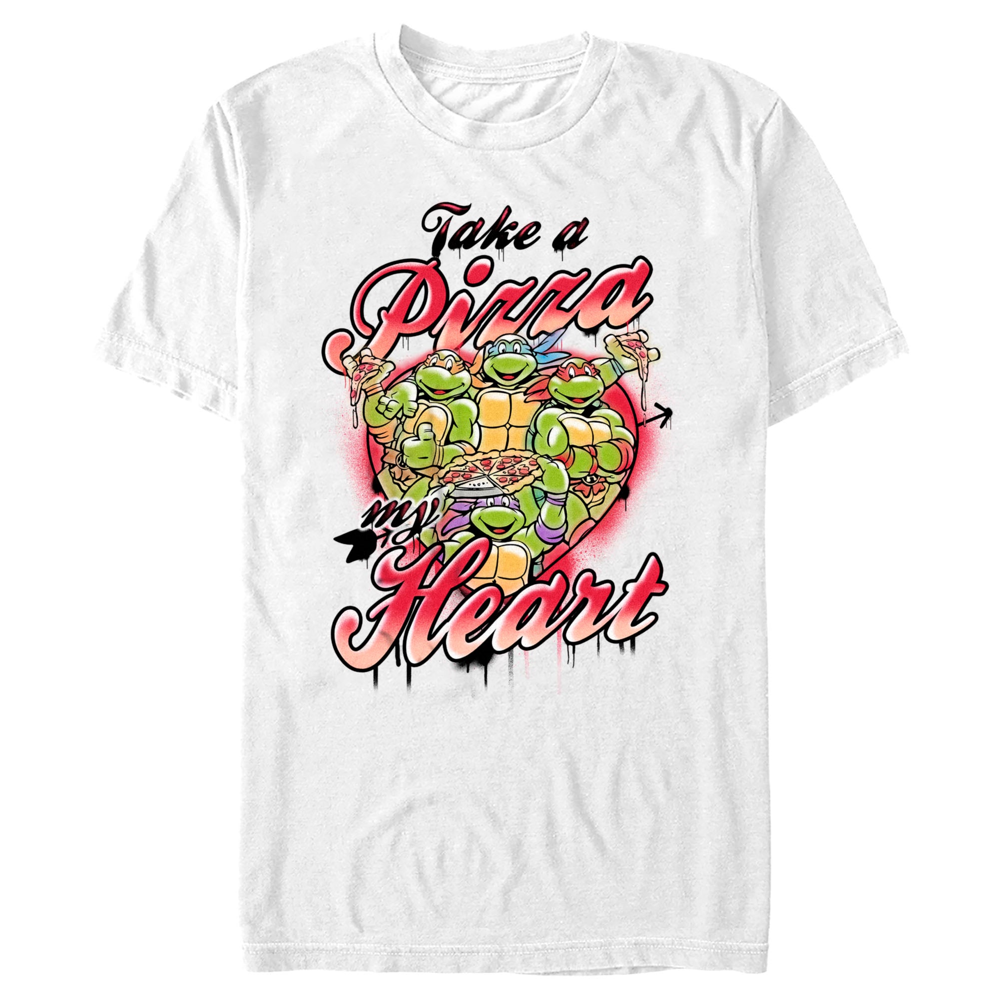 Boy’S Teenage Mutant Ninja Turtles Take A Pizza My Heart T-Shirt