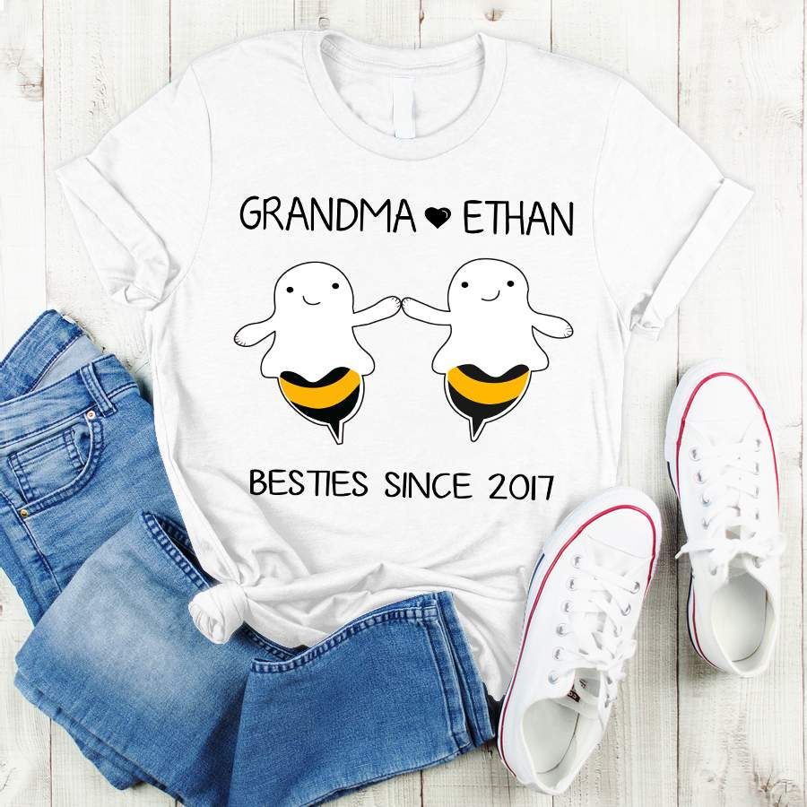 Personalized Grandma Kids Name Halloween Shirt