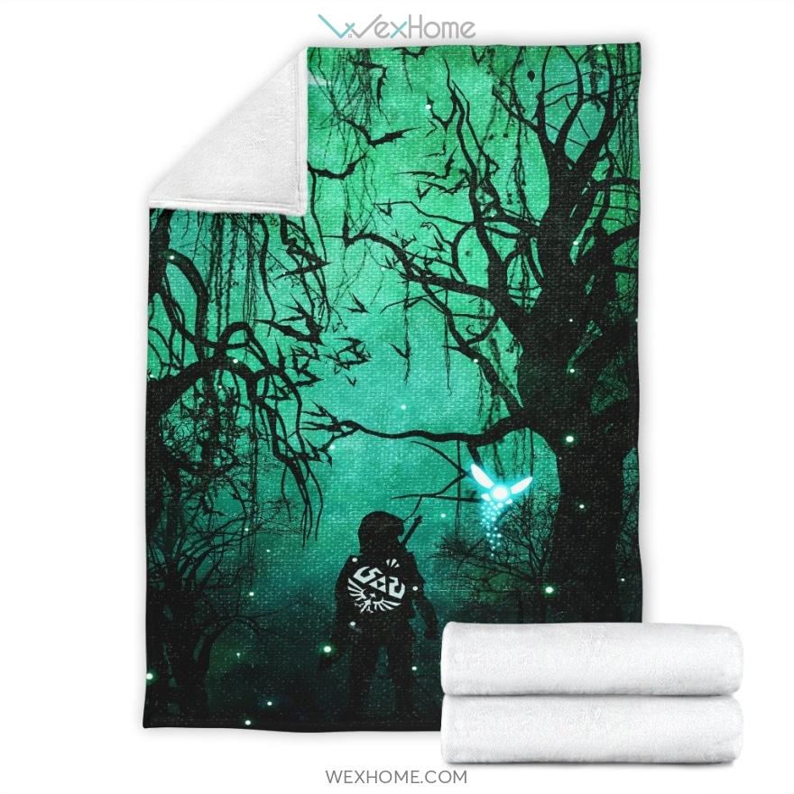 Legend Of Zelda Horror Forest Premium Blanket