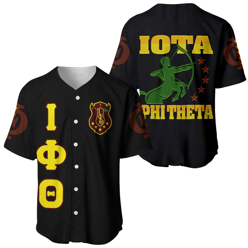 Fraternity Baseball Jersey – Iota Phi Theta Letters Baseball Jersey Shirt