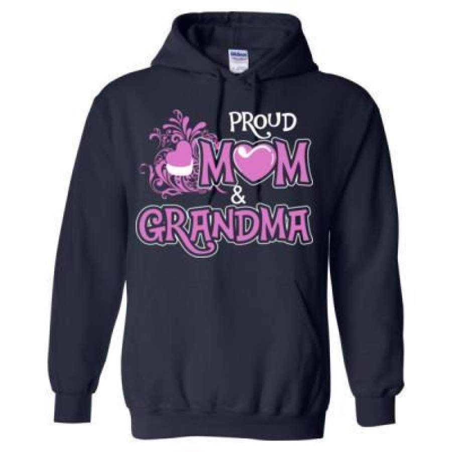 AGR Proud Mom And Grandma – Heavy Blend™ Hooded Sweatshirt