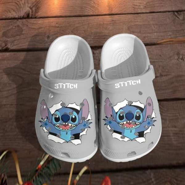 Stitch Disney Adults Crocs Crocband Clog Shoes For Men Women Ht