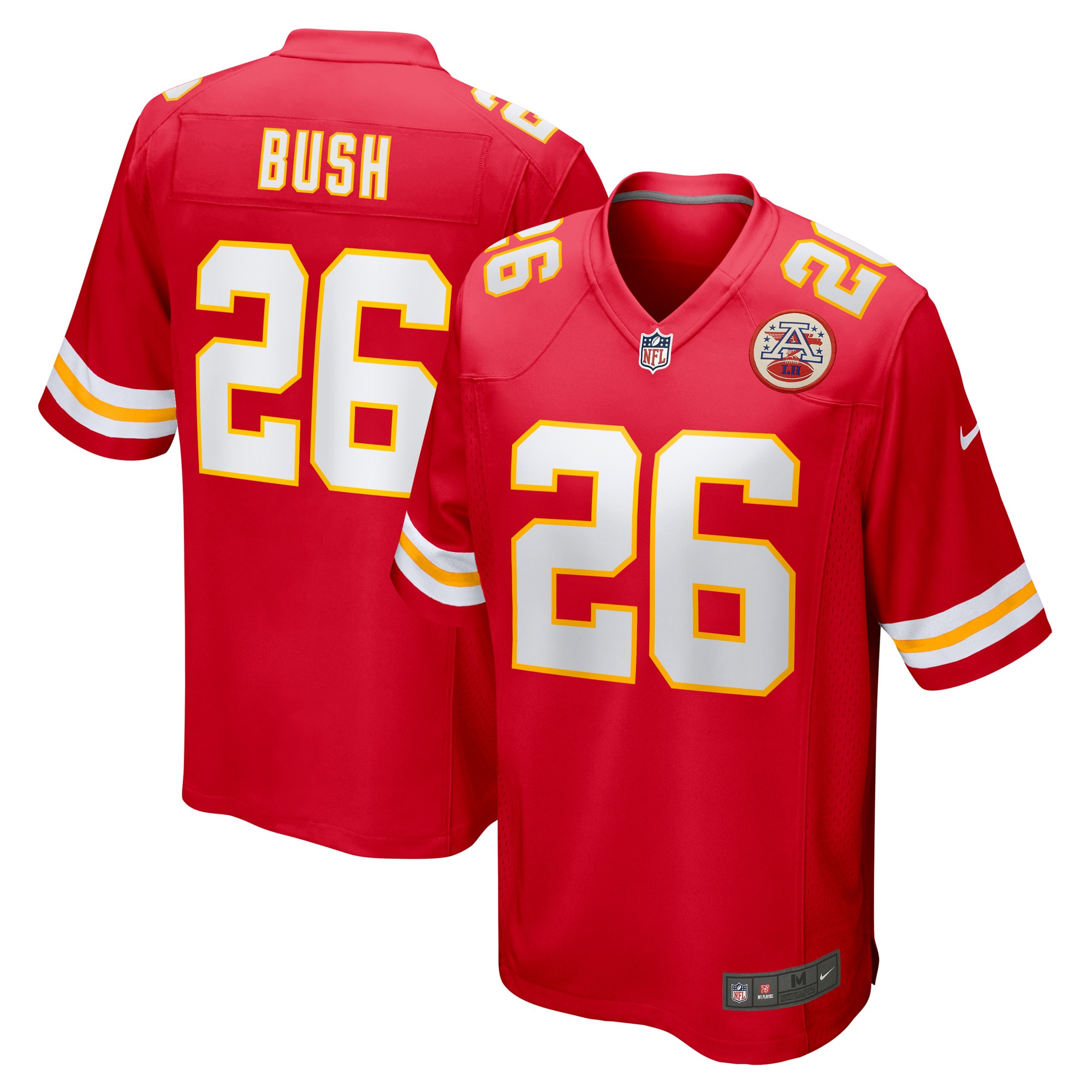 Deon Bush Kansas City Chiefs Game Player Jersey – Red