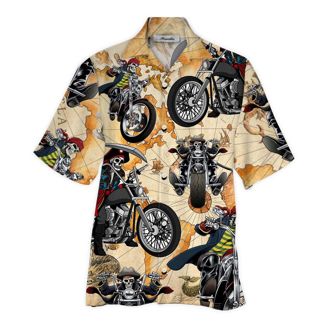 Hawaii Shirt Skull Motorcycle Hawaii For Hawaii Aloha Ha36651