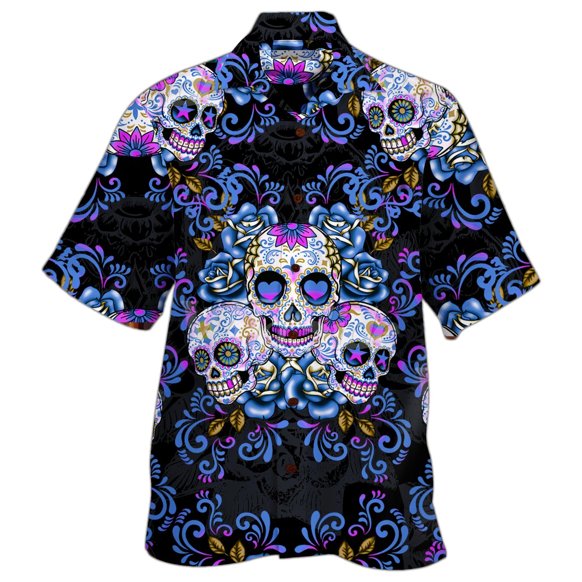 Sugar Skull Hawaii Shirt For Men Women Ha16877